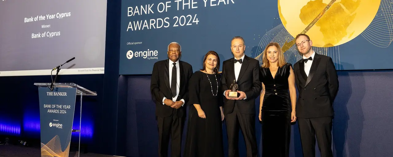 Bank of Cyprus признан «Лучшим банком 2024 года на Кипре»
