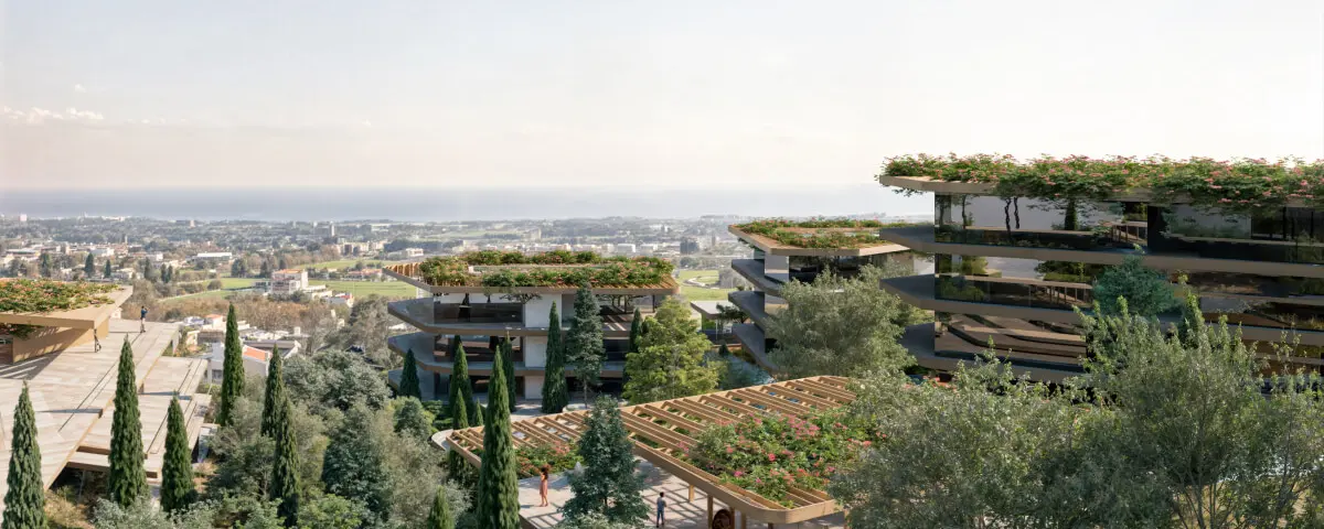 Navie: a modern residential complex comprising 12 buildings in the Paphos area