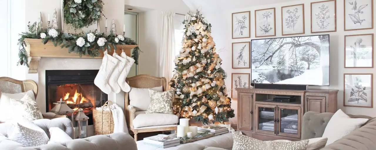 Top 10 ideas how to decorate living room for the New Year