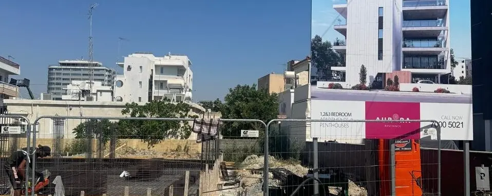 В Ларнаке начались работы над проектом Aurora Residence