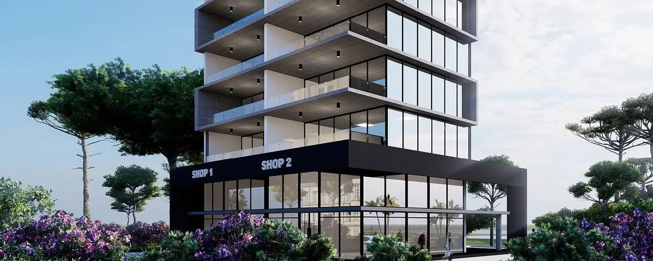 PLUS 59 by GC: modern commercial building in center of Larnaca