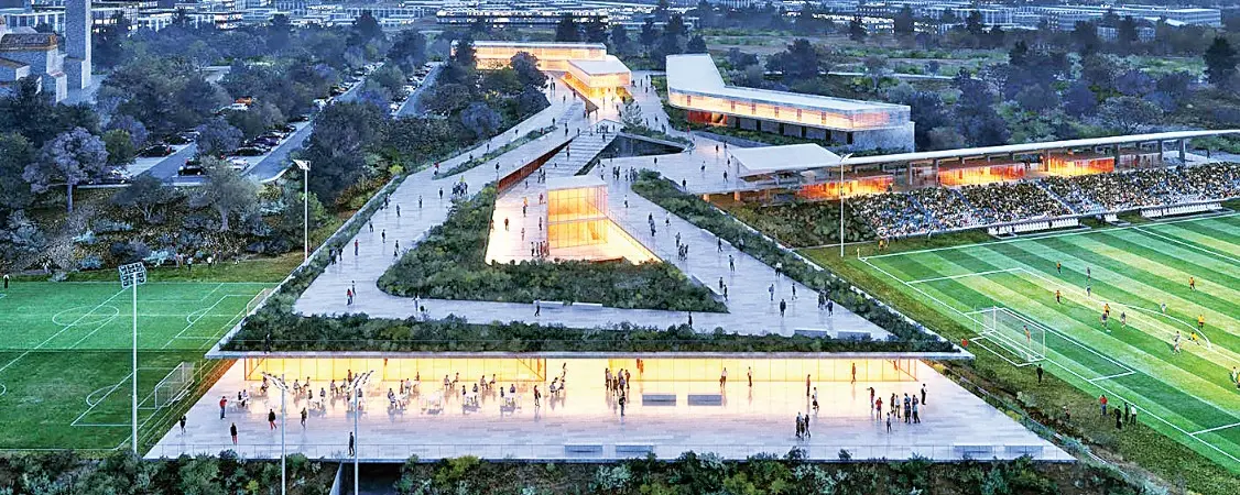 A large-scale sports centre for the Cyprus Football Federation will be built in Larnaca