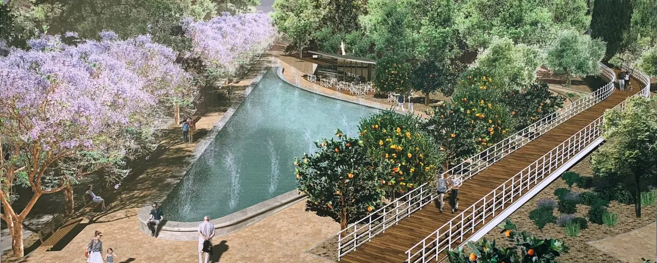 Construction of new Salina Park begins in Larnaca