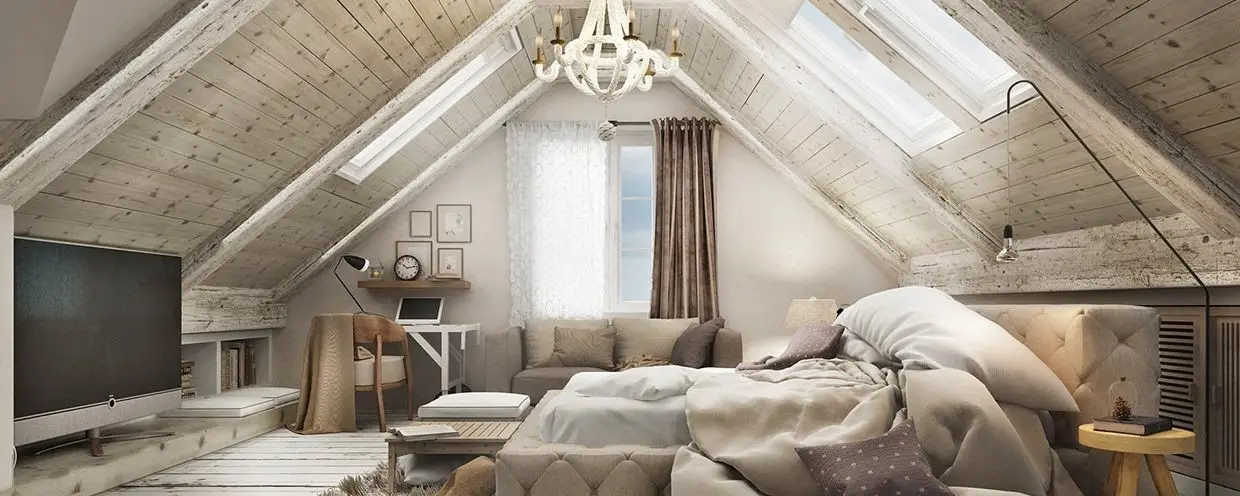 7 life hacks for decorating your attic in house in Cyprus