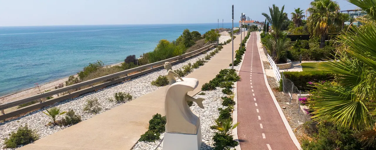 Construction of the Seafront Promenade in Pervolia Village Near Larnaca Delayed