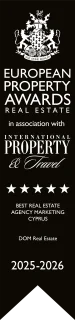 European Property Awards 2025-2026 — Best Real Estate Agency Marketing, Cyprus (5 stars) — DOM Real Estate