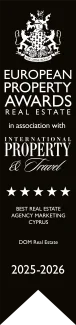 European Property Awards 2025-2026 — Best Real Estate Agency Marketing, Cyprus (5 stars) — DOM Real Estate