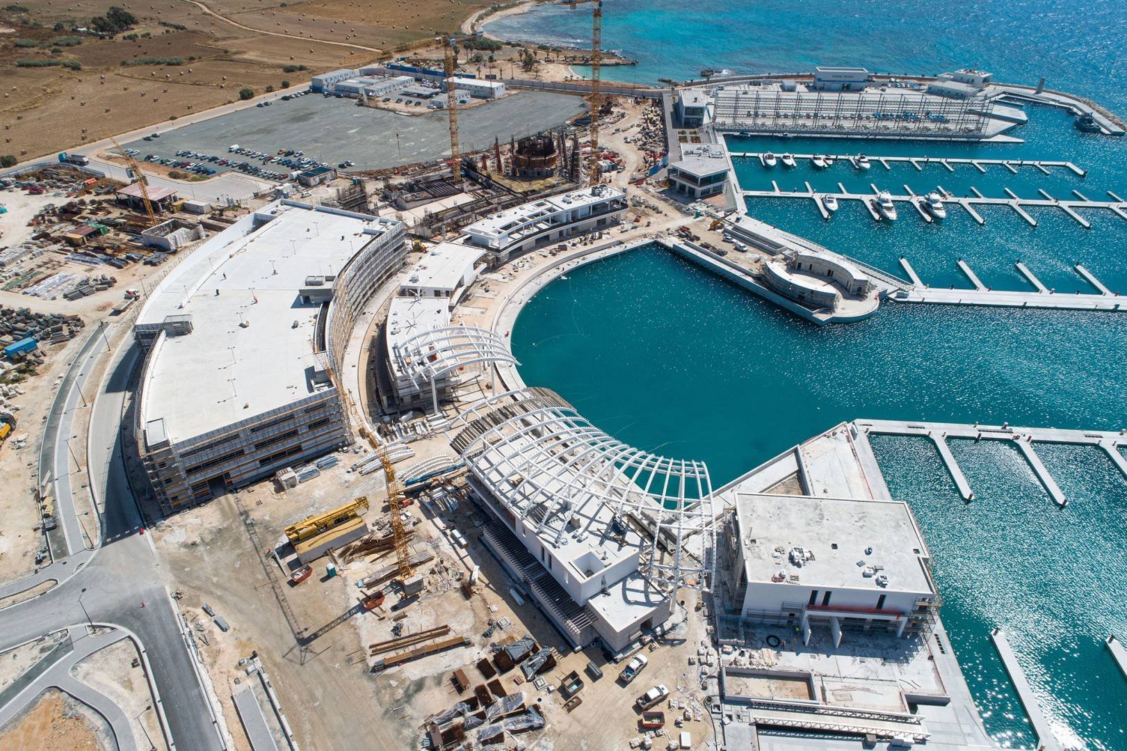 COVID19: Ayia Napa Marina resumes construction work
