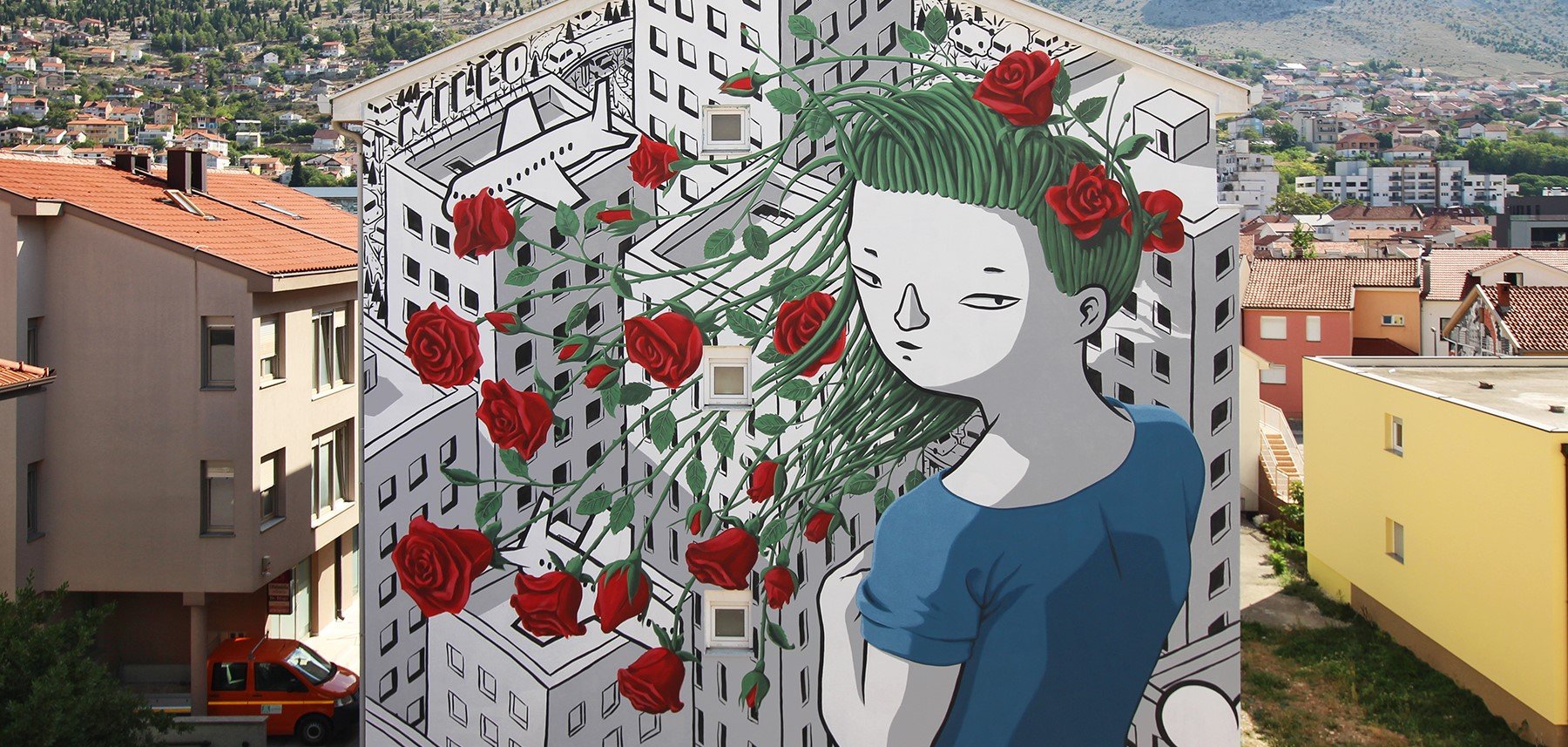 Famous street artist Millo will paint the walls of buildings in the Art Square residential project