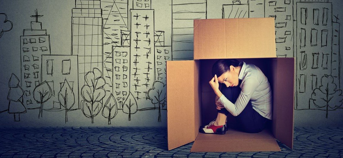 The evictions of tenants are frozen by law