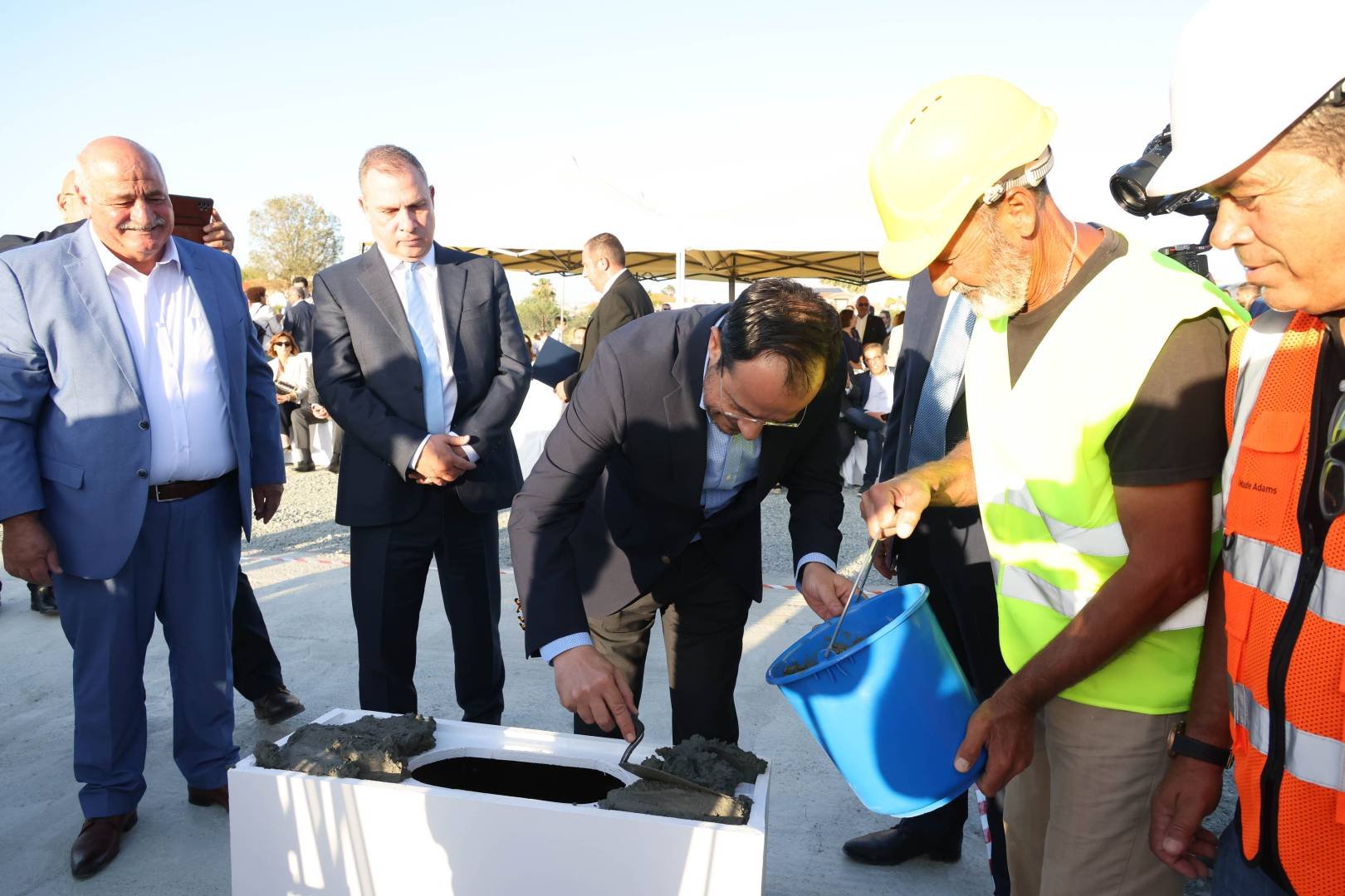 The foundation stone for a new campus was laid in Limassol