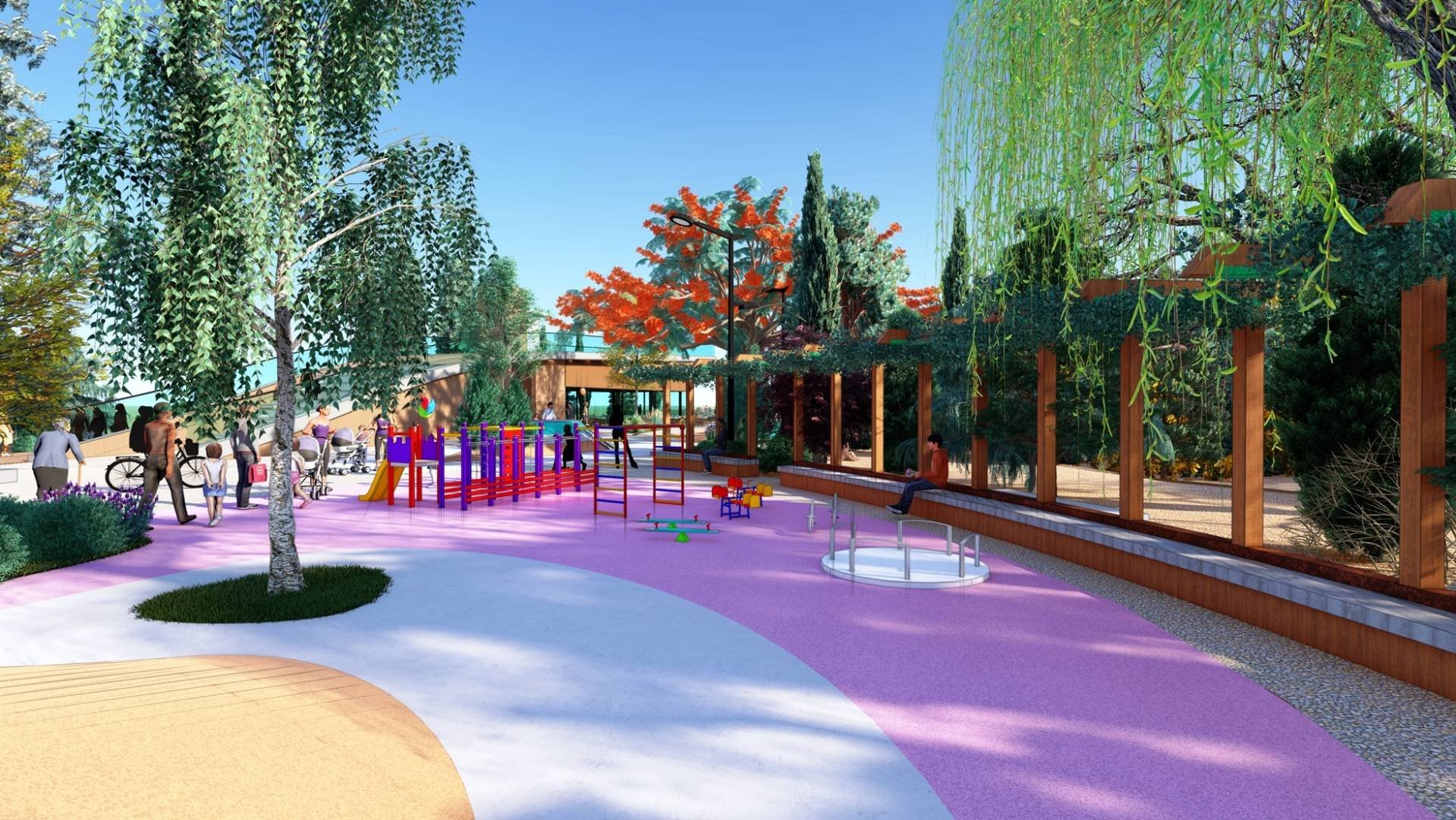 Work on Larnaca's Pattihio Park has been postponed until June
