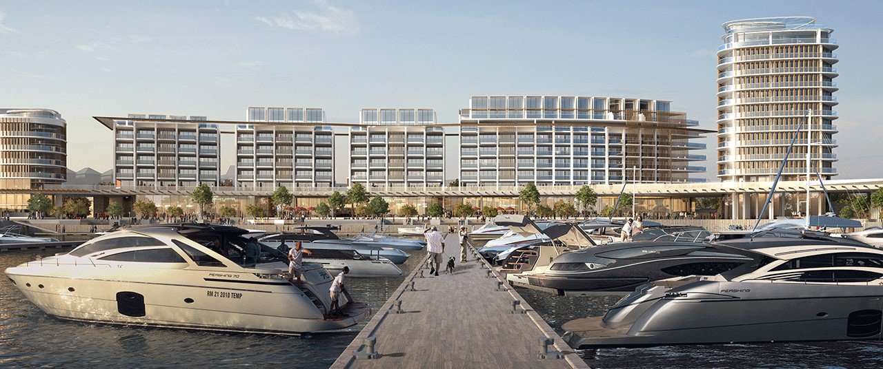 Cyprus Officials Visit Construction Site of New Paralimni Marina
