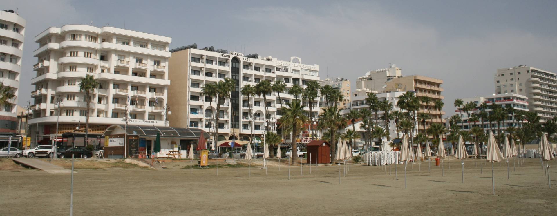 Finikoudes promenade in Larnaca