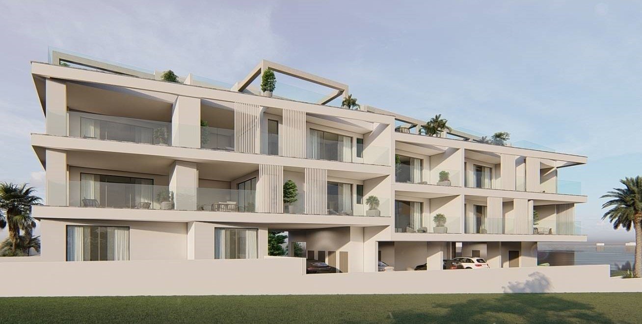 Ayia Marina Court: современные квартиры с потрясающим панорамным видом на море