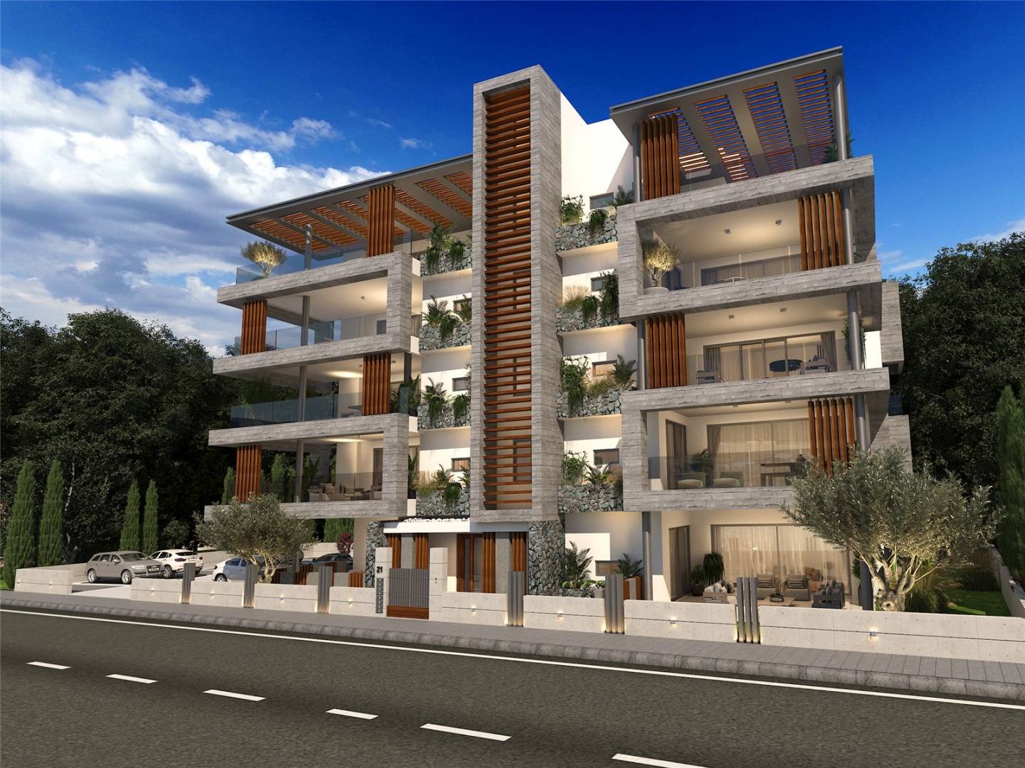 New complex 8 City Residences in the center of Paphos