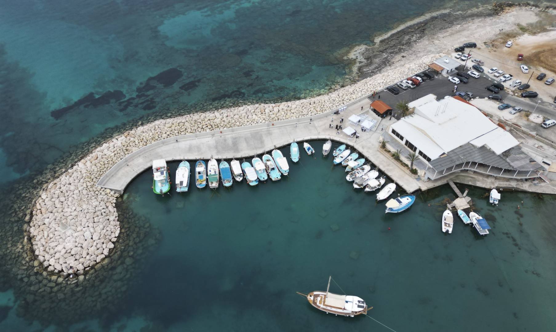 In Larnaca District, Small Fishing Port Modernized