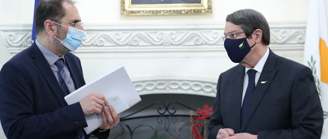 Генеральный аудитор Одиссей Михайлидис встретился с президентом Кипра Никосом Анастасиадисом