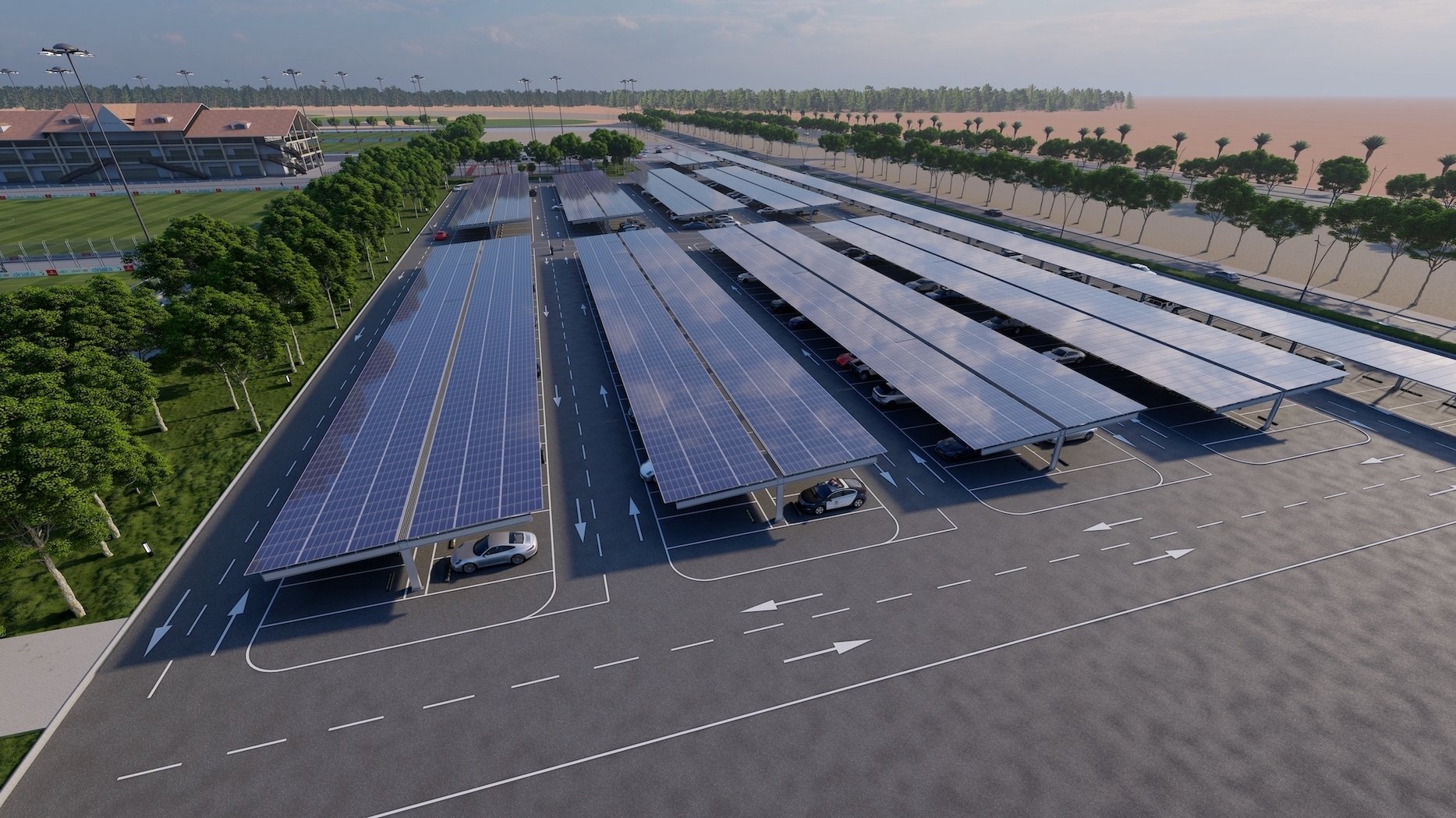 Paphos will have a solar-powered car park