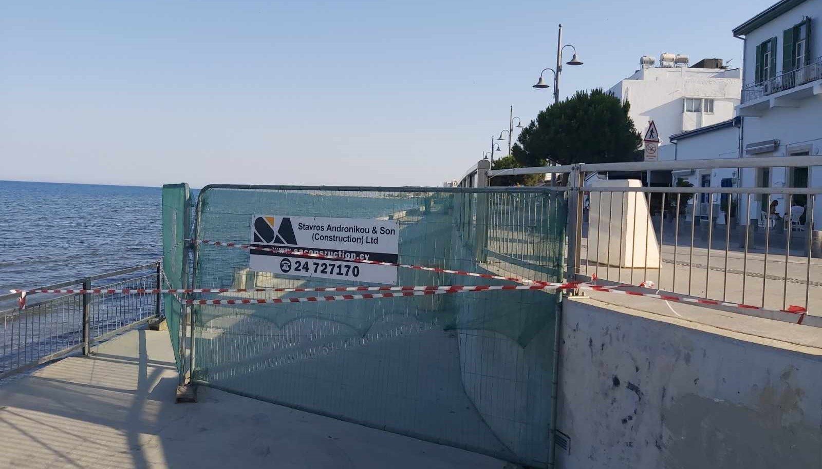 Larnaca promenade renovation delayed