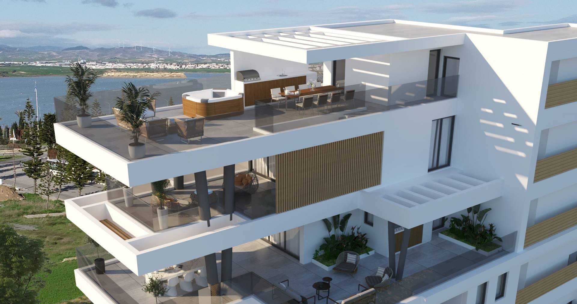 В Ларнаке началось строительство нового жилого комплекса Mackenzy View Residences