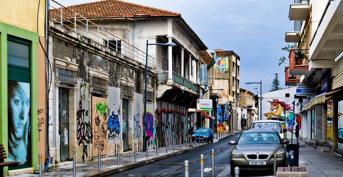 Abandoned buildings plague in there center of Limassol