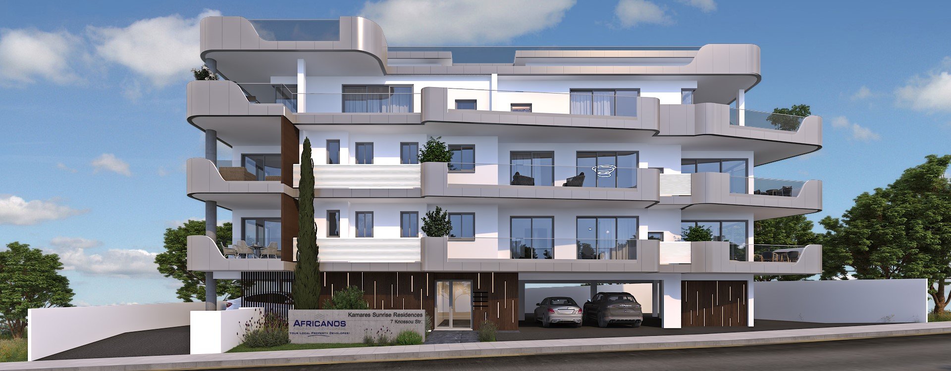 Kamares Sunrise Residences: доступное жильё в стильном доме с видом на Солёное озеро Ларнаки