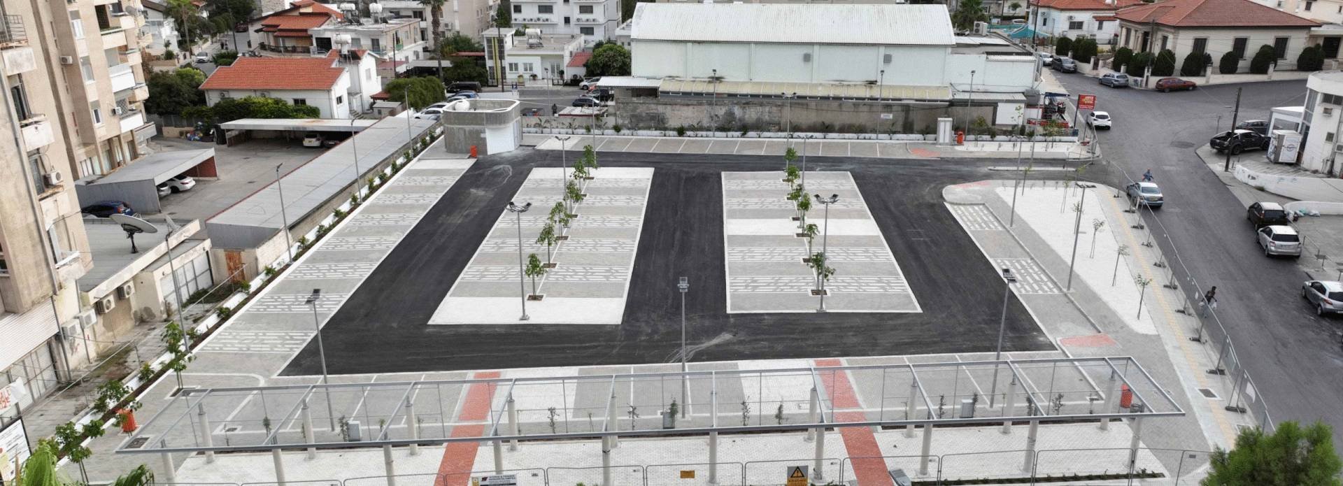 New municipal parking lot in Larnaca