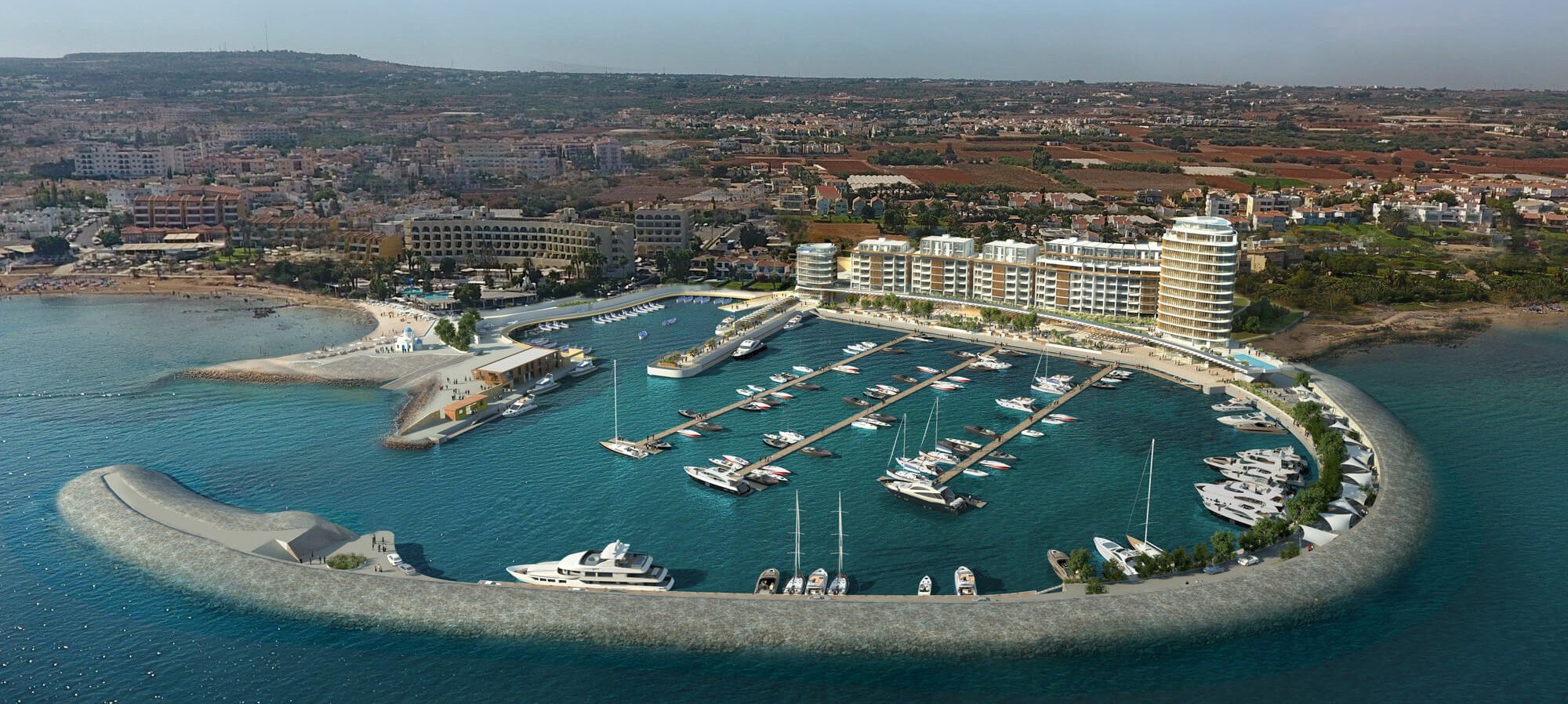 A “Rehearsal” for the Opening of the New Marina to Take Place in Paralimni