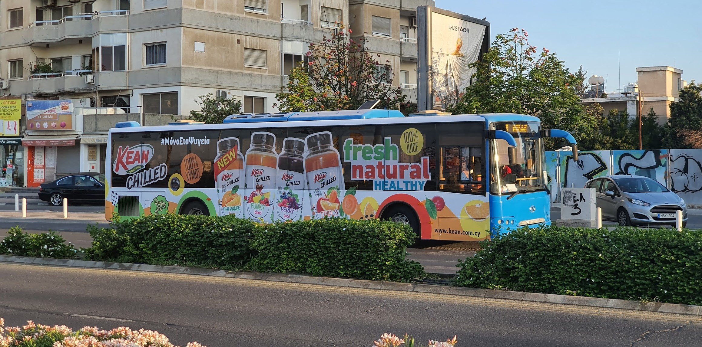 Dedicated bus lane and infrastructure improvements on Limassol seafront