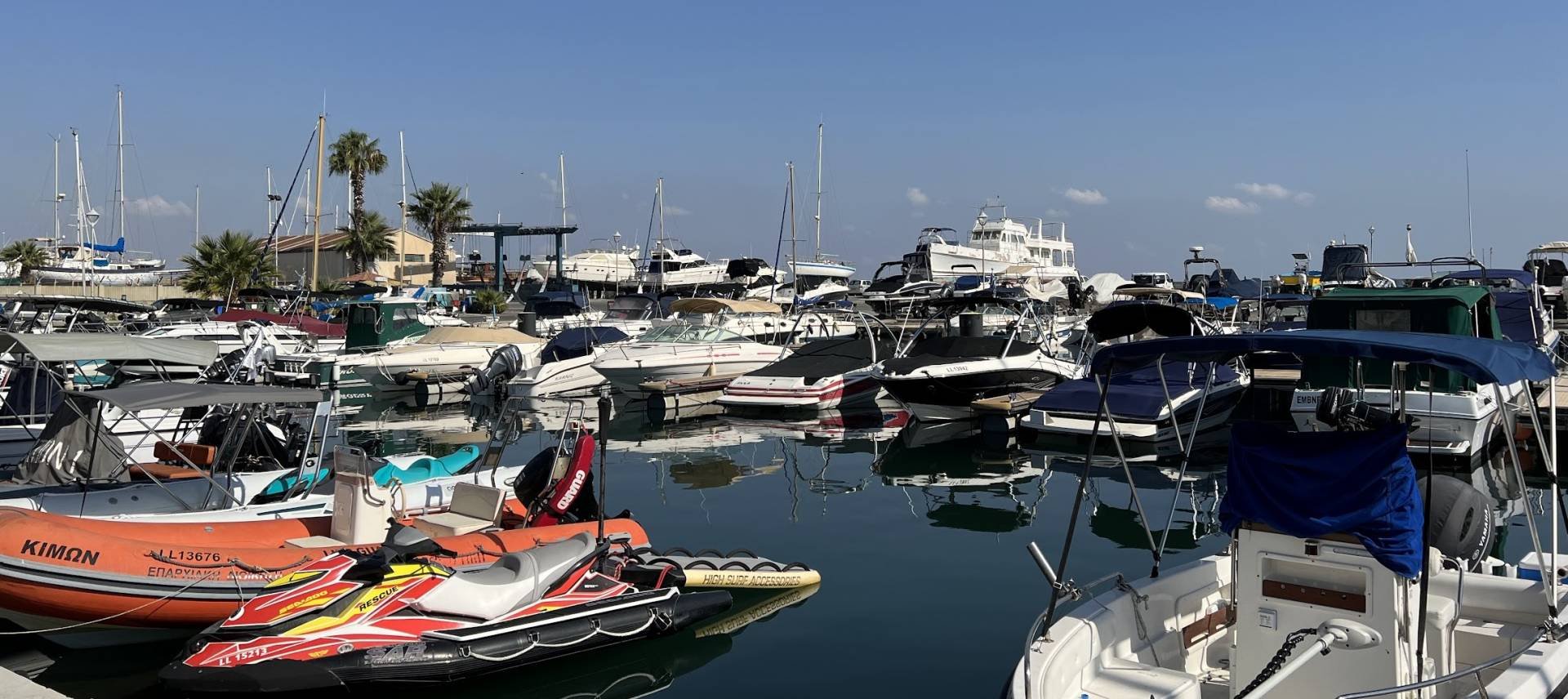 At the end of February, a wooden pier will open to the public in Larnaca Marina