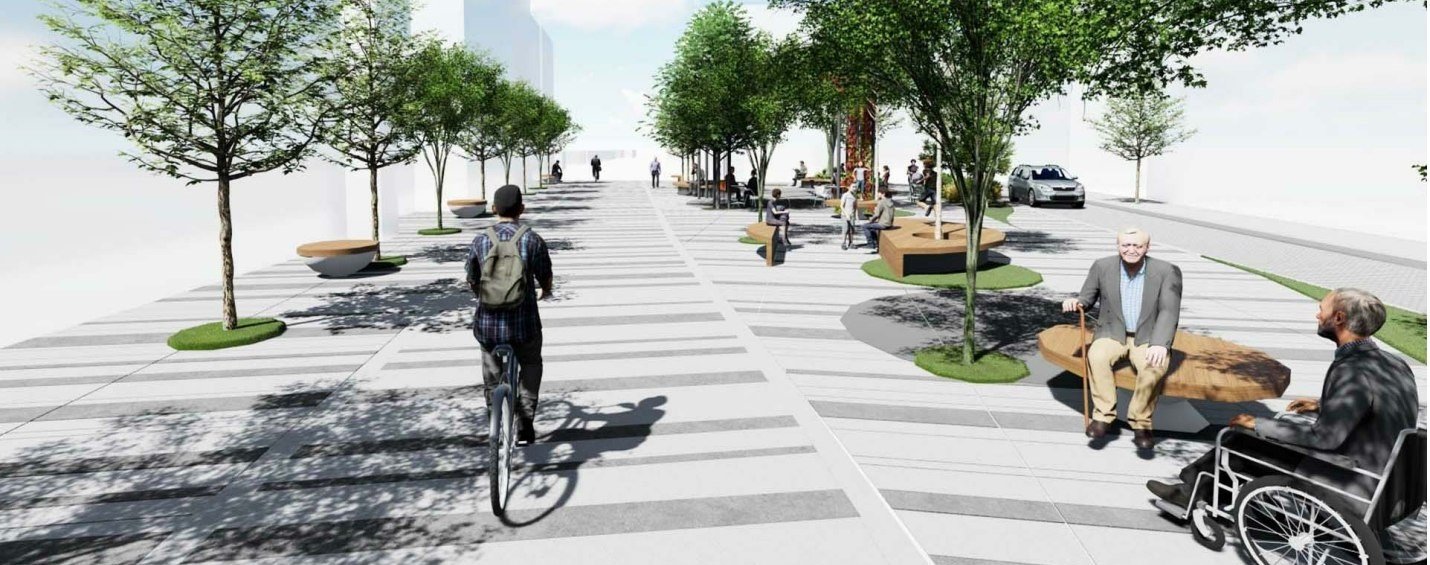 The modernisation of the Acropolis and Alki squares in Larnaca is on schedule