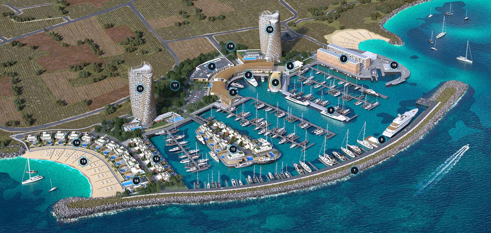 На Кипре ускоренными темпами идет строительство Марины Айя-Напы