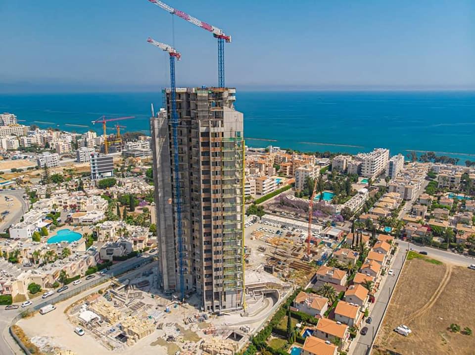 Строительство Sky Tower в Лимассоле практически завершено