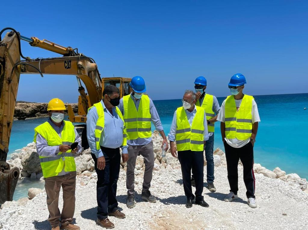 Стройплощадку новой гавани Paralimni Marina посетили кипрские чиновники