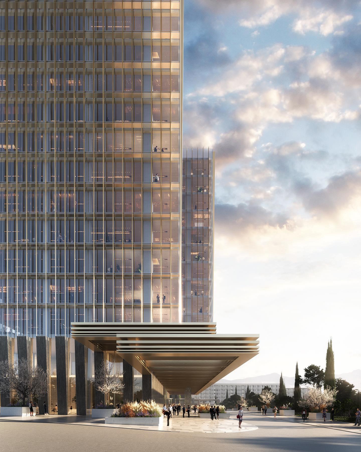 В Никосии приступили к реализации грандиозного проекта Landmark Project - Office and Residential Tower Development