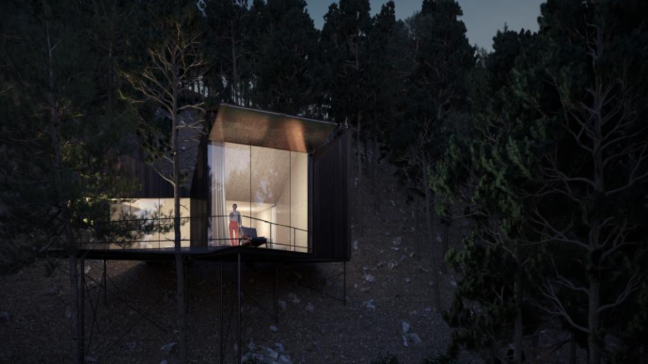 The Tree Hotel: среди сосен и кедров Платреса построят необычный ретрит-отель