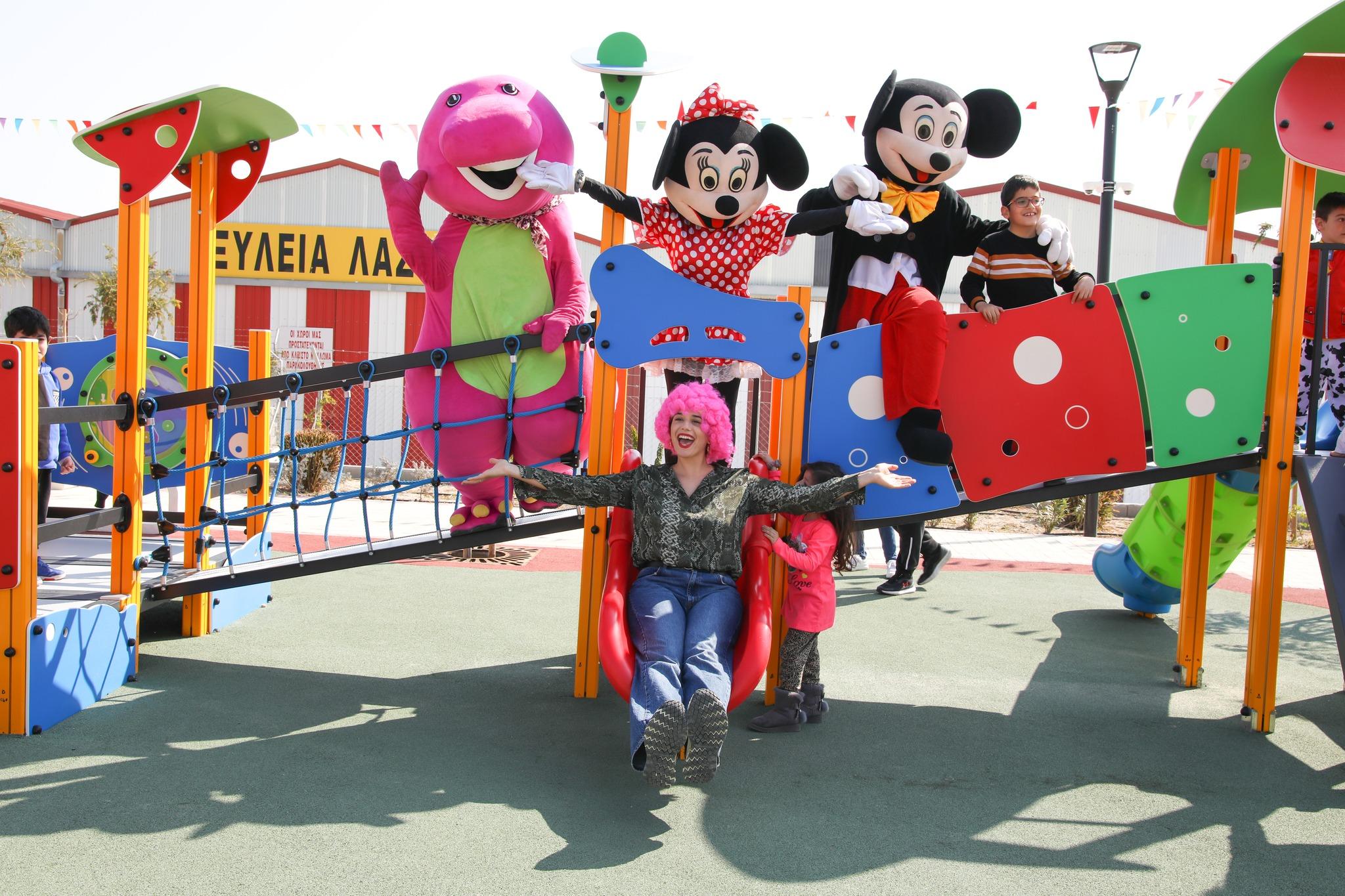 В Ларнаке открыли новую детскую площадку