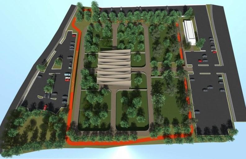 В центр промышленной зоны Агиос Афанасиос в Лимассоле появится красивый общественный парк