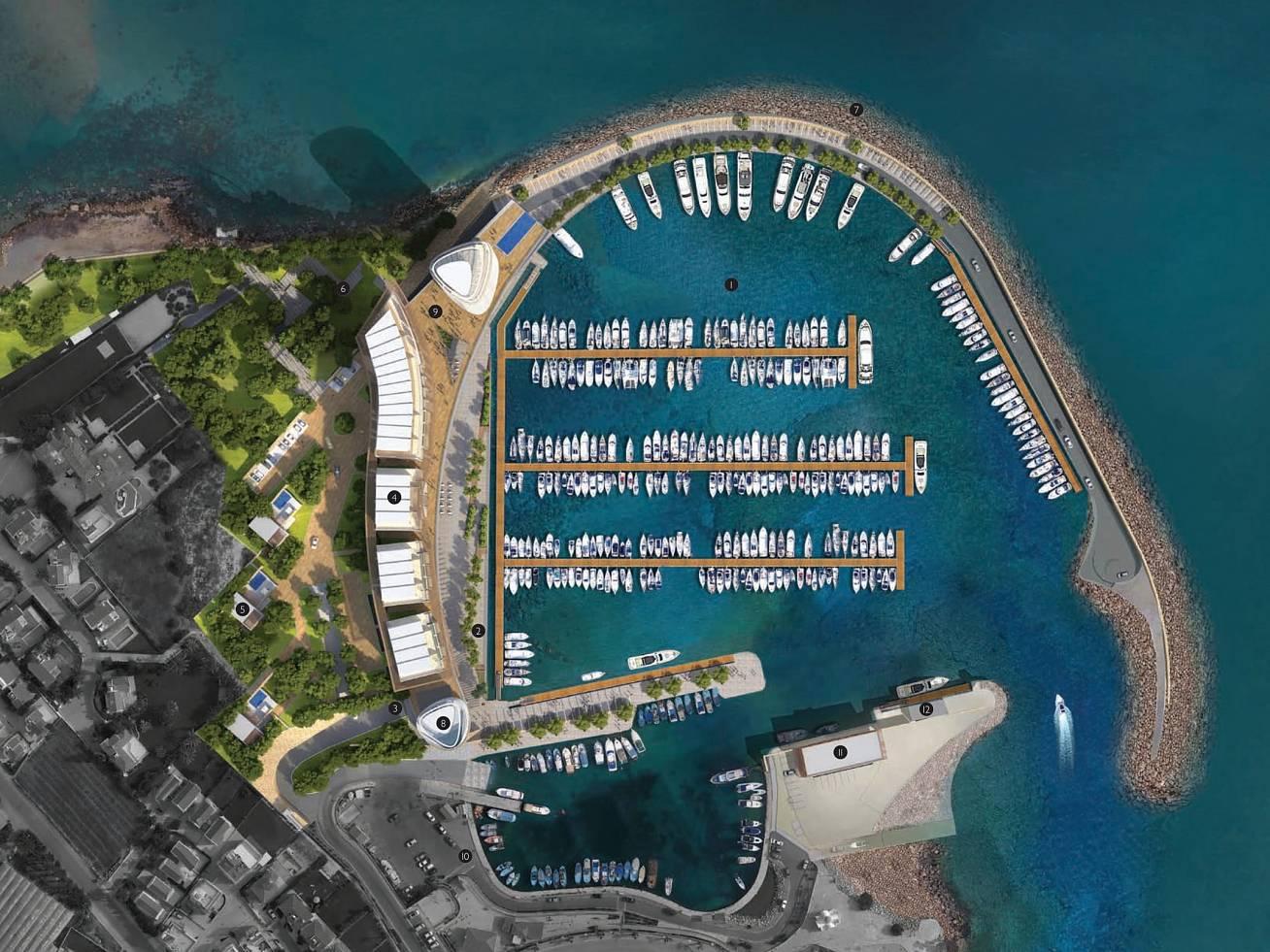 Карта кипрских марин постепенно меняется