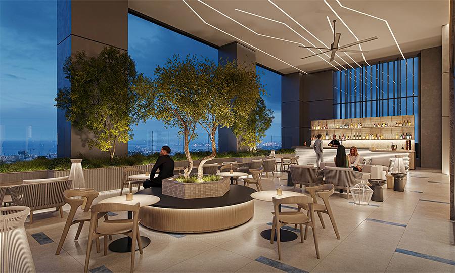 В башне Neocleous Tower в Лимассоле оборудуют уникальное многофункциональное пространство
