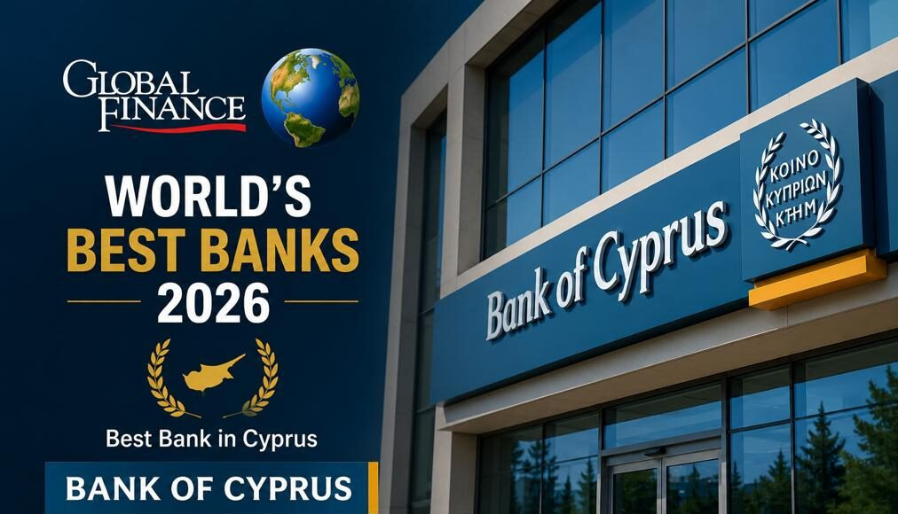 Bank of Cyprus в очередной раз признан лучшим на Кипре