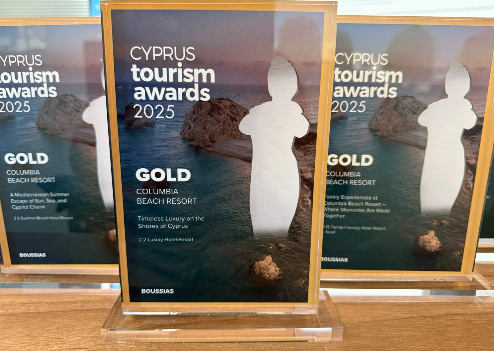 Columbia Beach Resort в Писсури получил 5 наград на Cyprus Tourism Awards