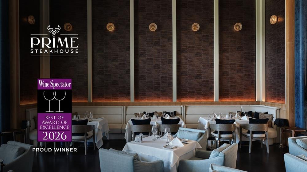 Prime Steakhouse в City of Dreams Mediterranean получил награду Best of Award of Excellence
