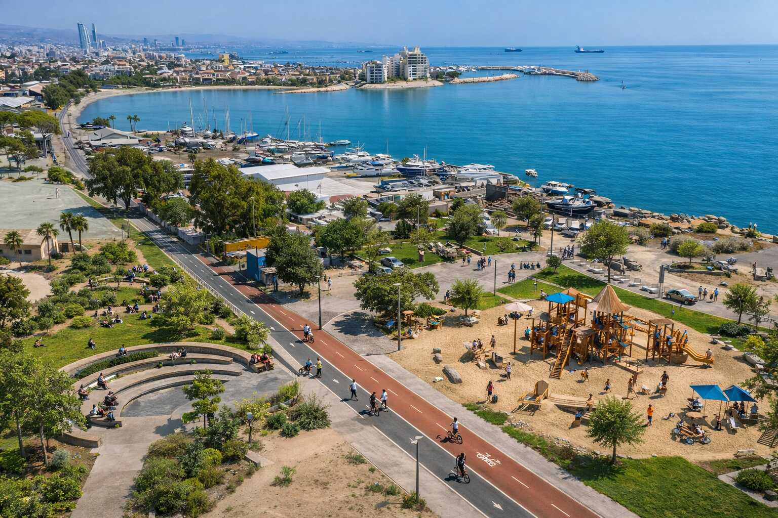 Промзону вдоль улицы Актеа в Лимассоле превратят в современную набережную