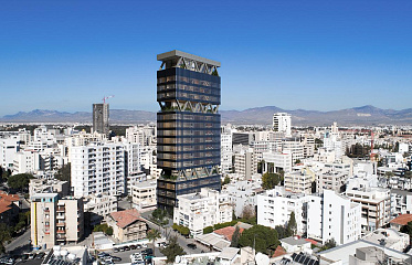В центре Никосии завершается строительство 22-этажного небоскреба Labs Tower