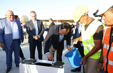 The foundation stone for a new campus was laid in Limassol