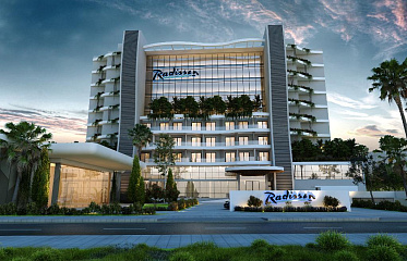 New luxury 5-star hotel Radisson Beach Resort in Larnaca