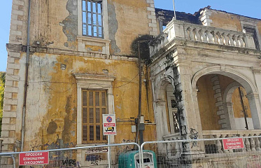 The unique historical mansion burned down in Limassol