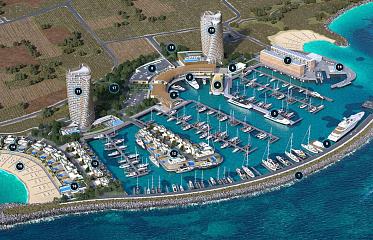 The construction of Ayia Napa Marina continues at an accelerated pace in Cyprus
